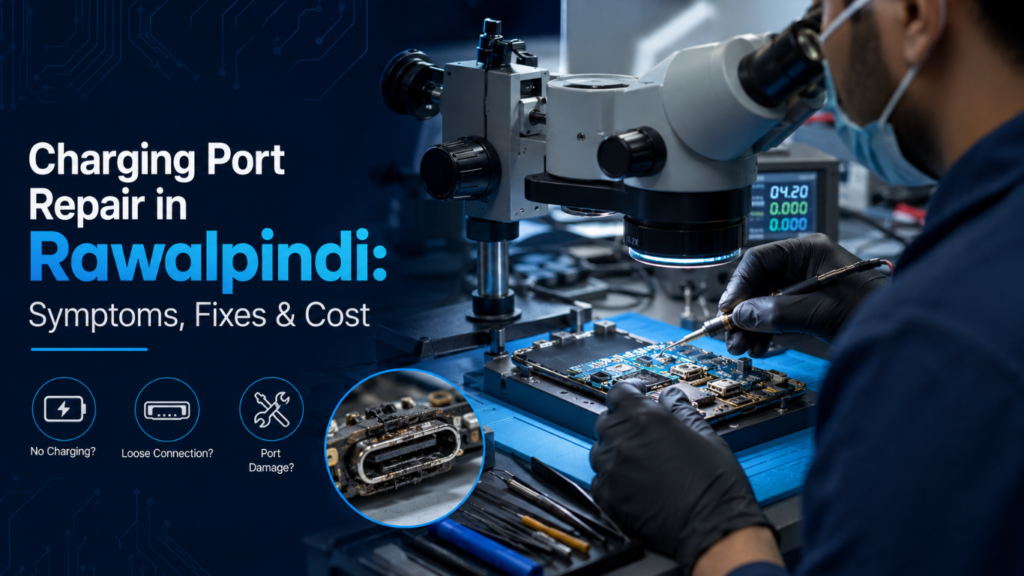 Charging Port Repair in Rawalpindi: Symptoms, Fixes & Cost 5 Charging Port Repair in Rawalpindi