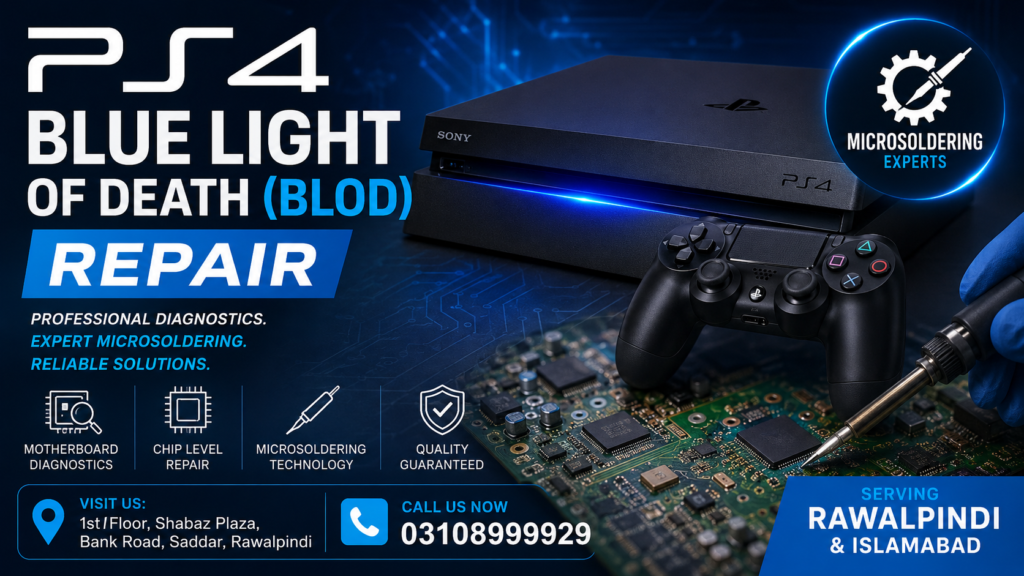 PS4 Blue Light of Death (BLOD) Repair in Rawalpindi & Islamabad 6 PS4 Blue Light