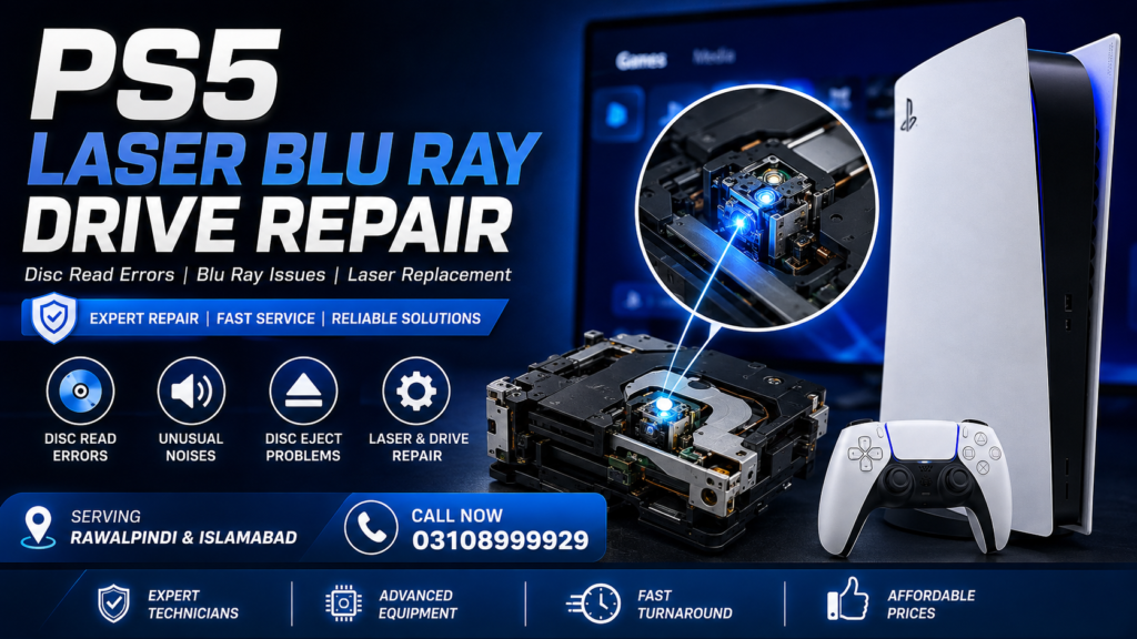 PS5 Laser Blu Ray Drive Repair