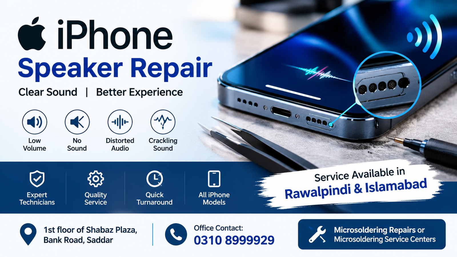 iPhone Speaker Repair