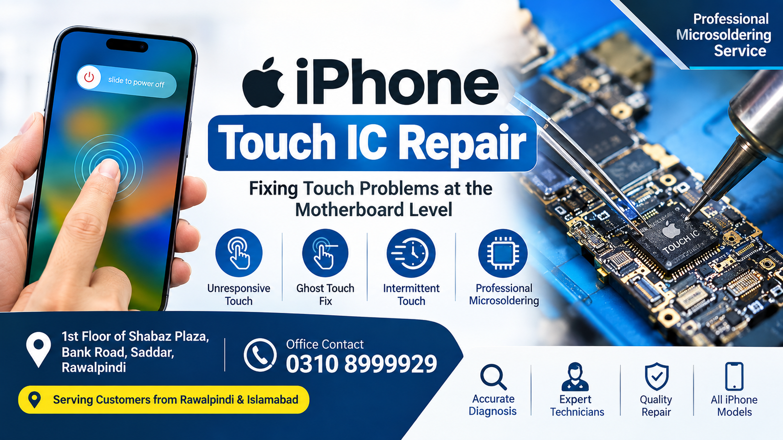 iPhone Touch IC Repair in Rawalpindi & Islamabad 2 iPhone Touch IC Repair