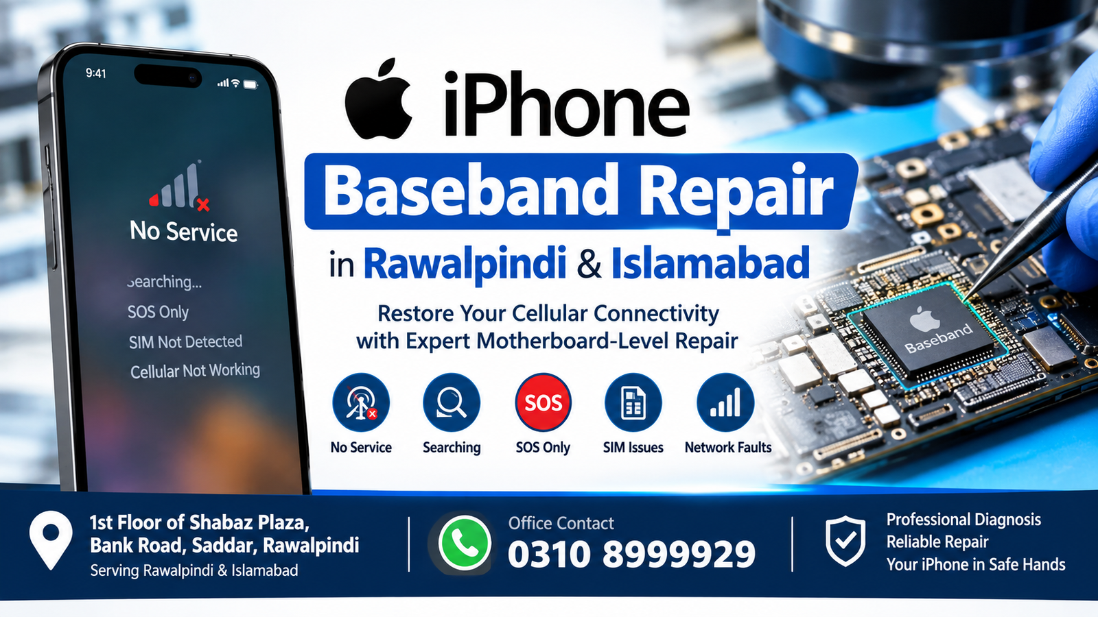 iPhone Baseband Repair in Rawalpindi & Islamabad 2 iPhone Baseband Repair